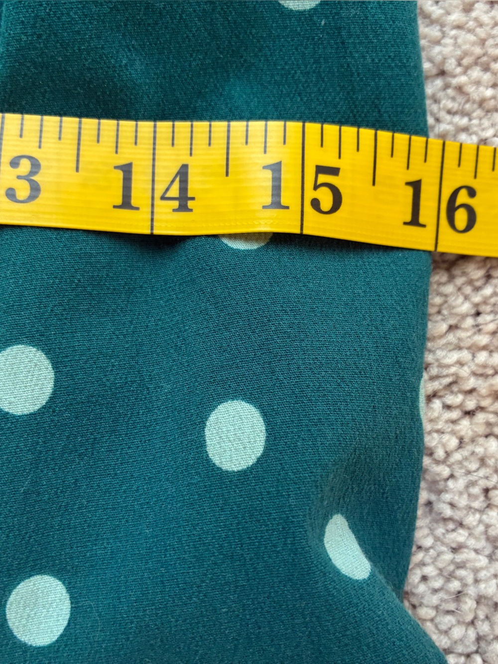 Abercrombie and Fitch green polka dot midi dress size L - Picture 4 of 6